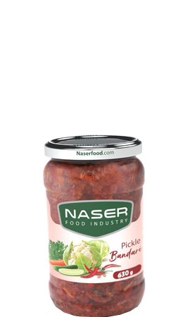 مخلل بندري في زجاج