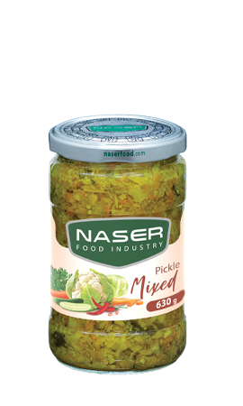 مخلل ريزة في زجاج