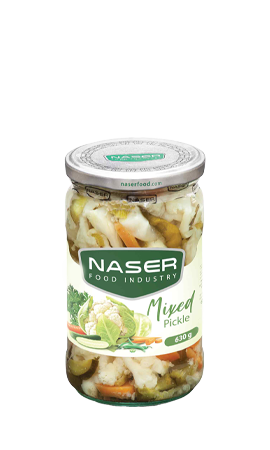 مخلل مشكل (خضار) في زجاج