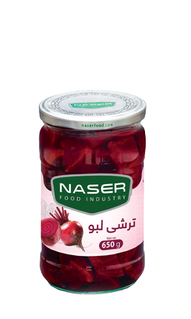 مخلل لبو في زجاج